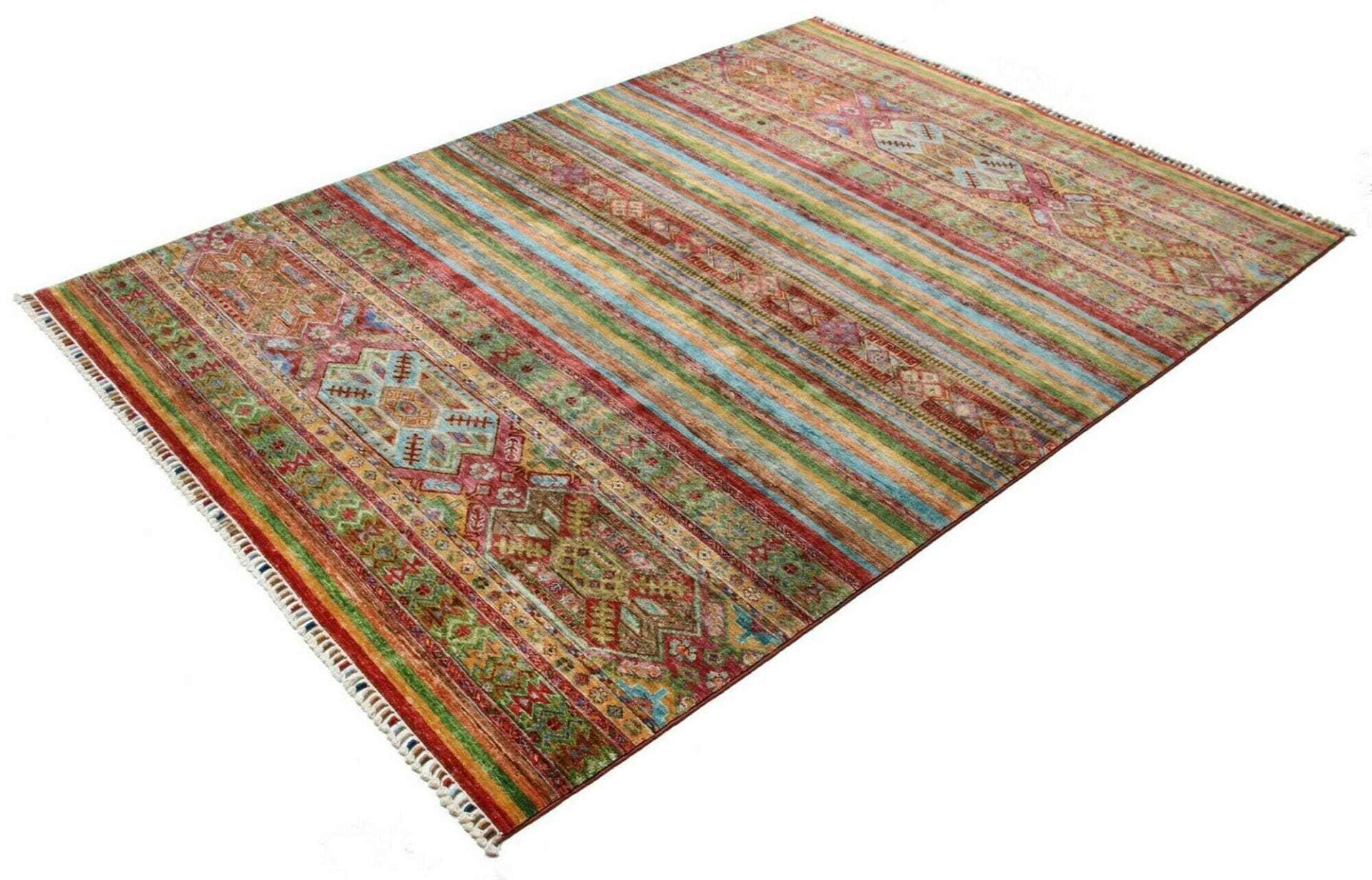 Samarkand Pakistani Rug — hand-knotted, 173 × 237 cm, Wool