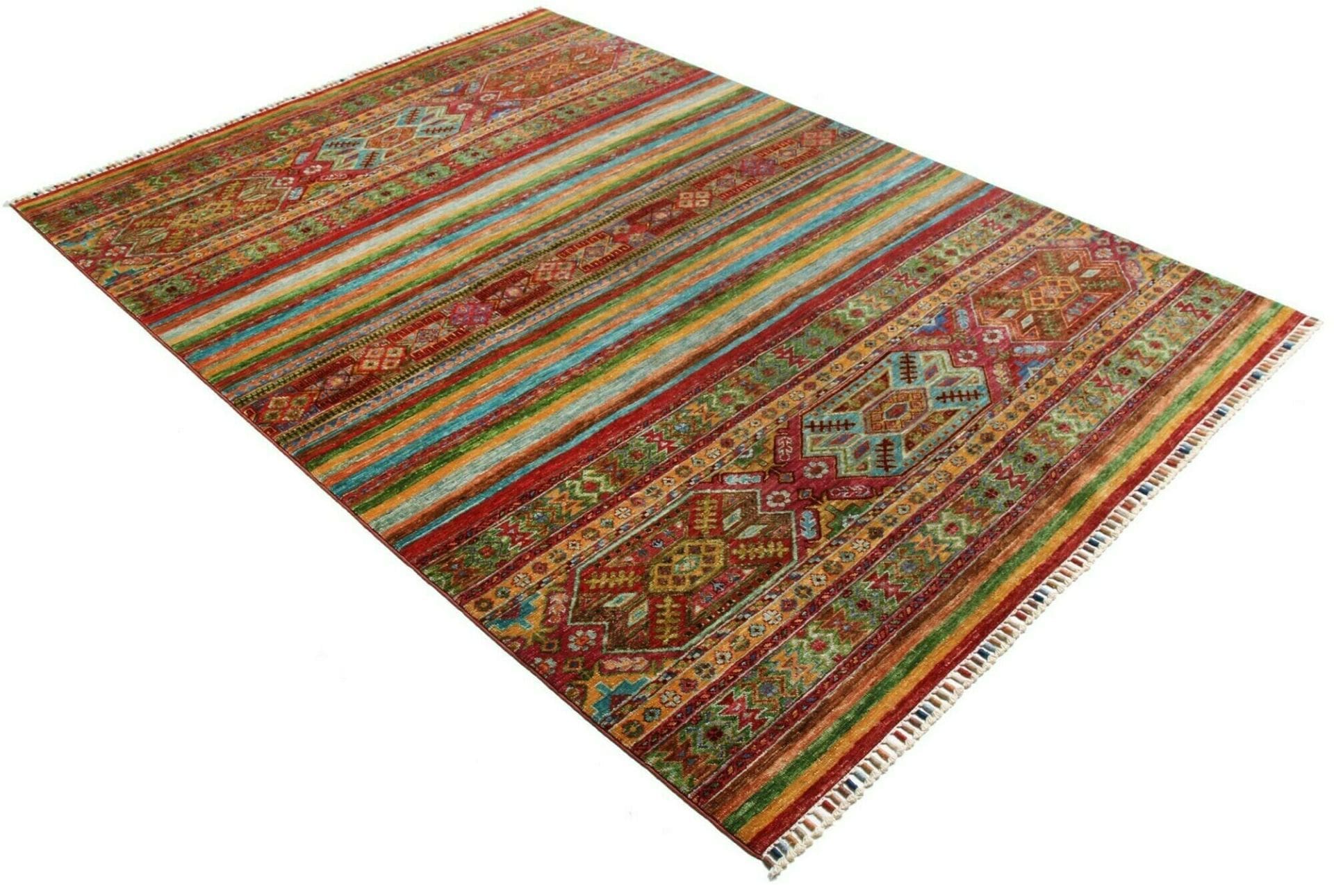 Samarkand Pakistani Rug — hand-knotted, 173 × 237 cm, Wool