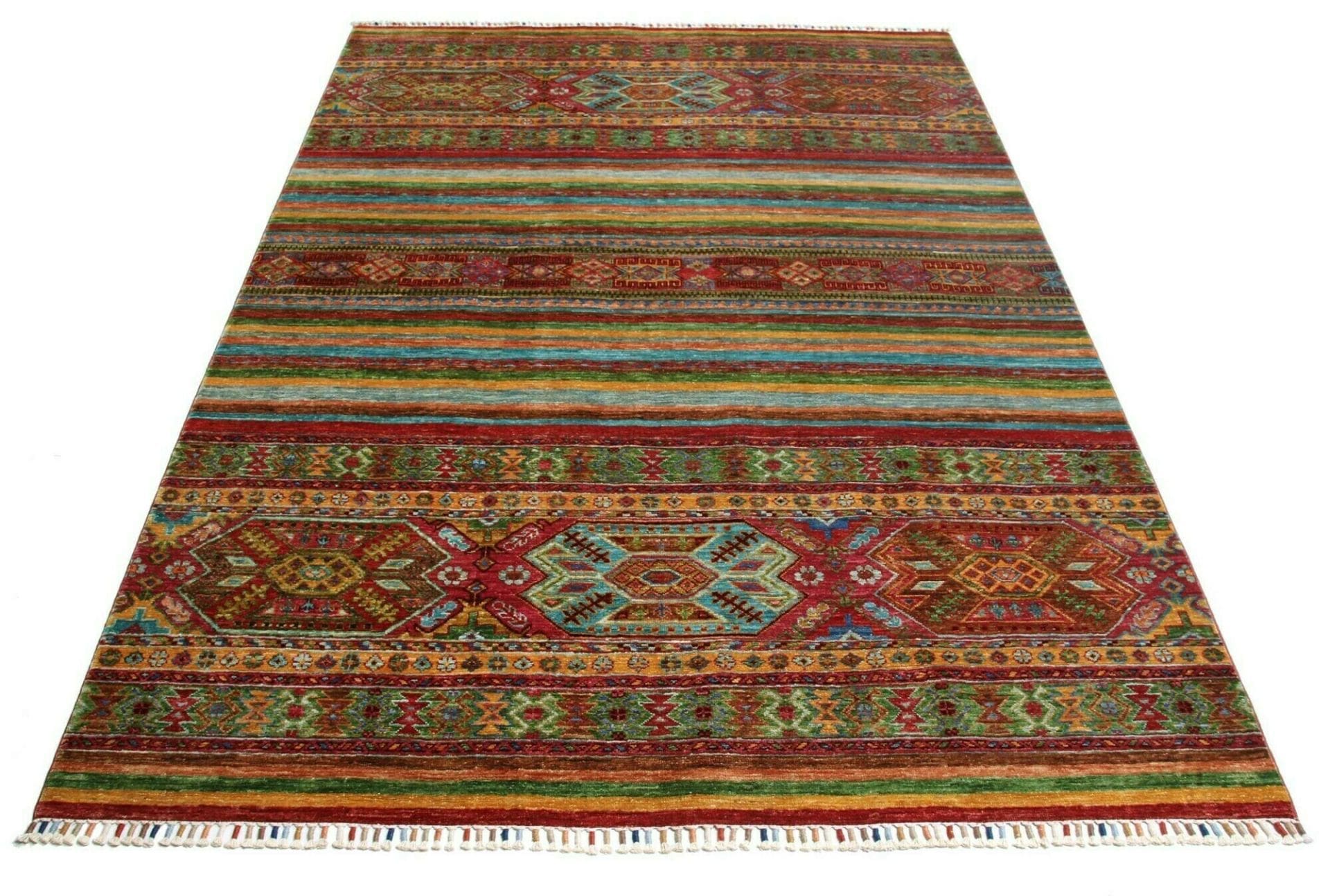 Samarkand Pakistani Rug — hand-knotted, 173 × 237 cm, Wool