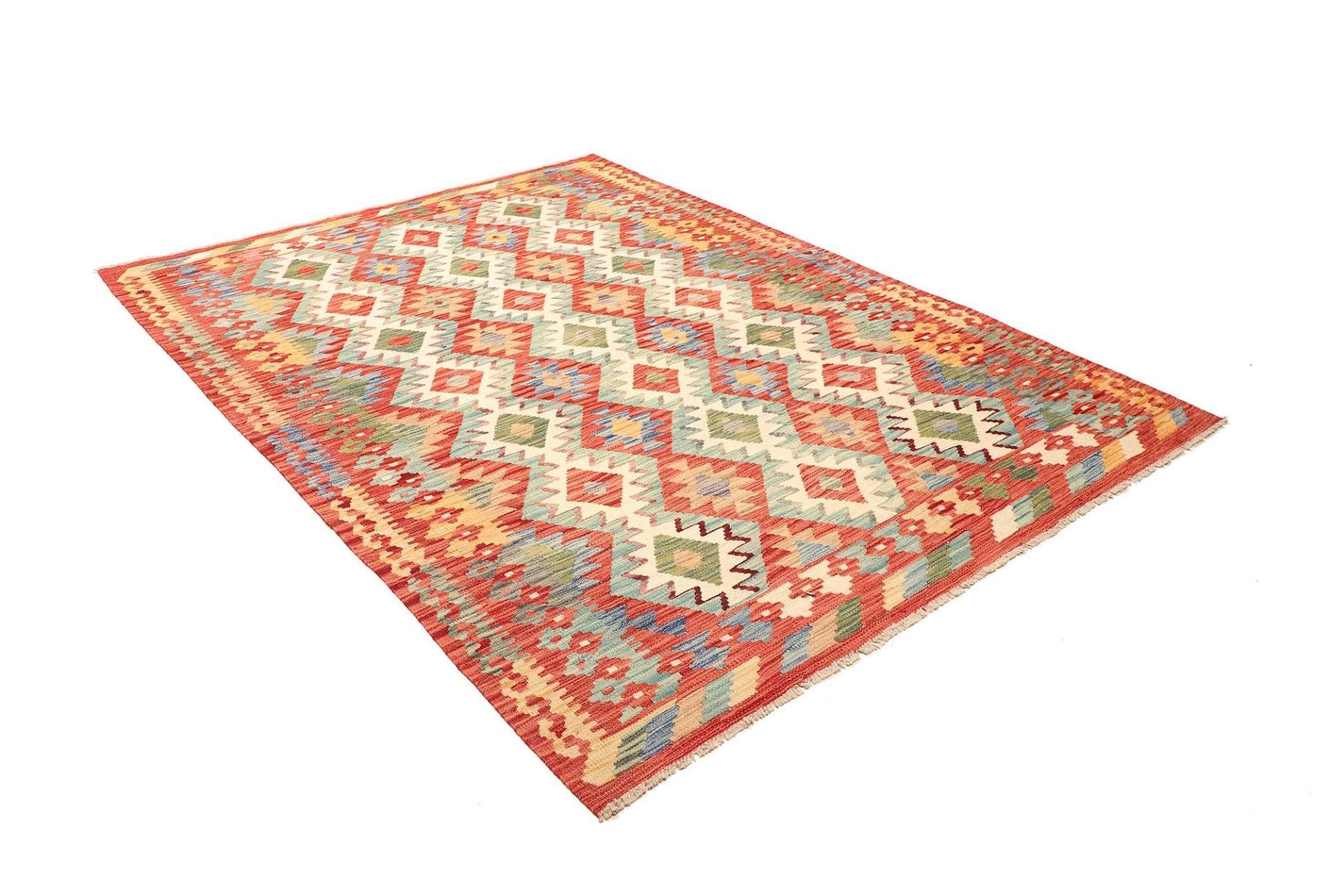 Kilim Pakistani Rug — hand-woven, 174 × 230 cm, Wool