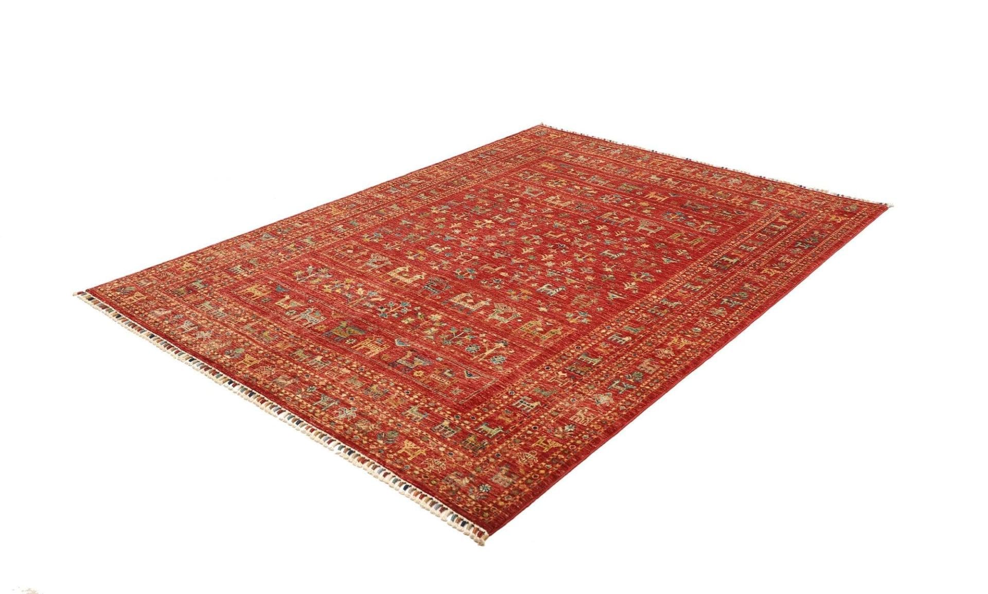 Samarkand Pakistani Rug — hand-knotted, 176 × 236 cm, Wool