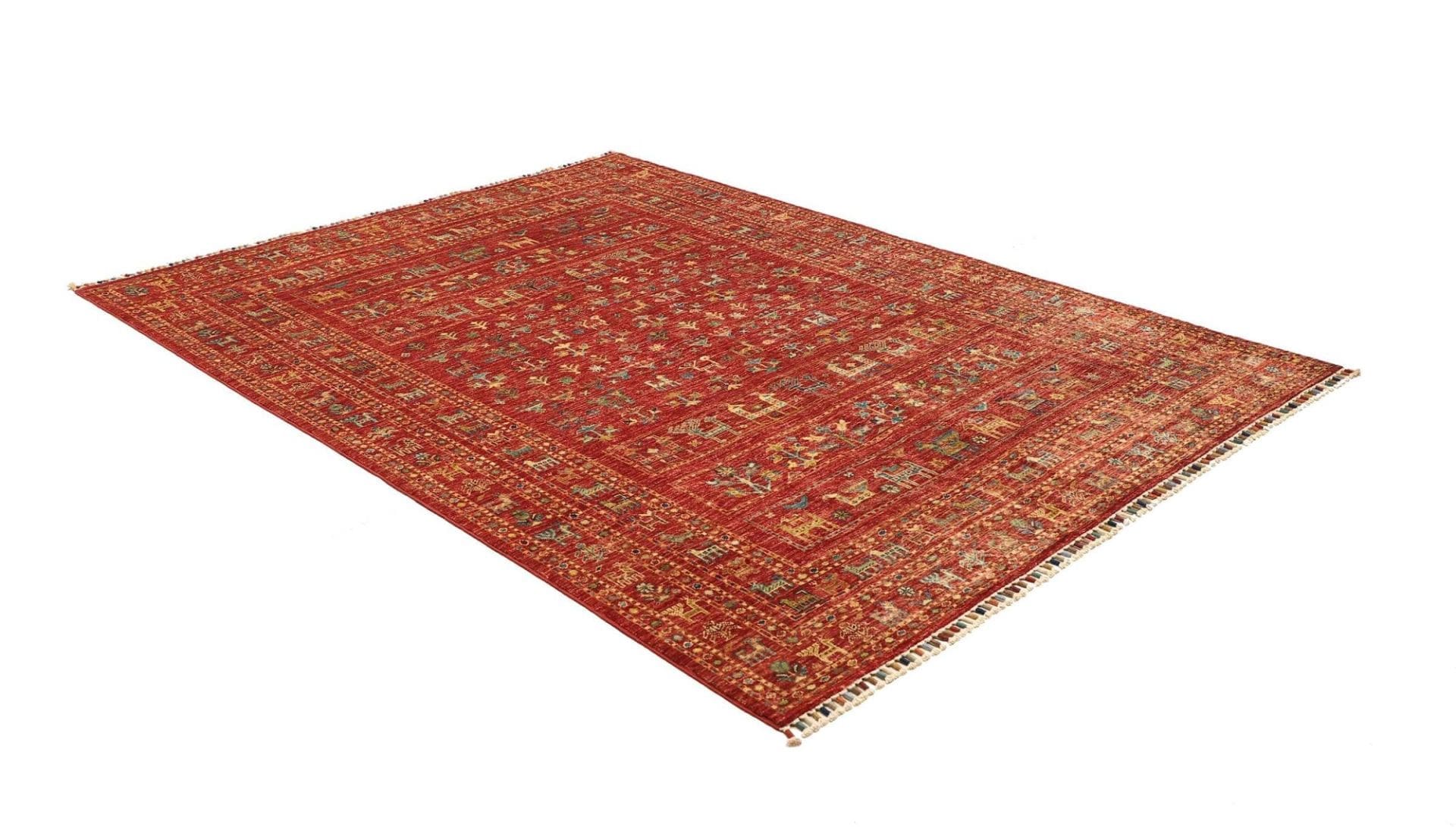 Samarkand Pakistani Rug — hand-knotted, 176 × 236 cm, Wool