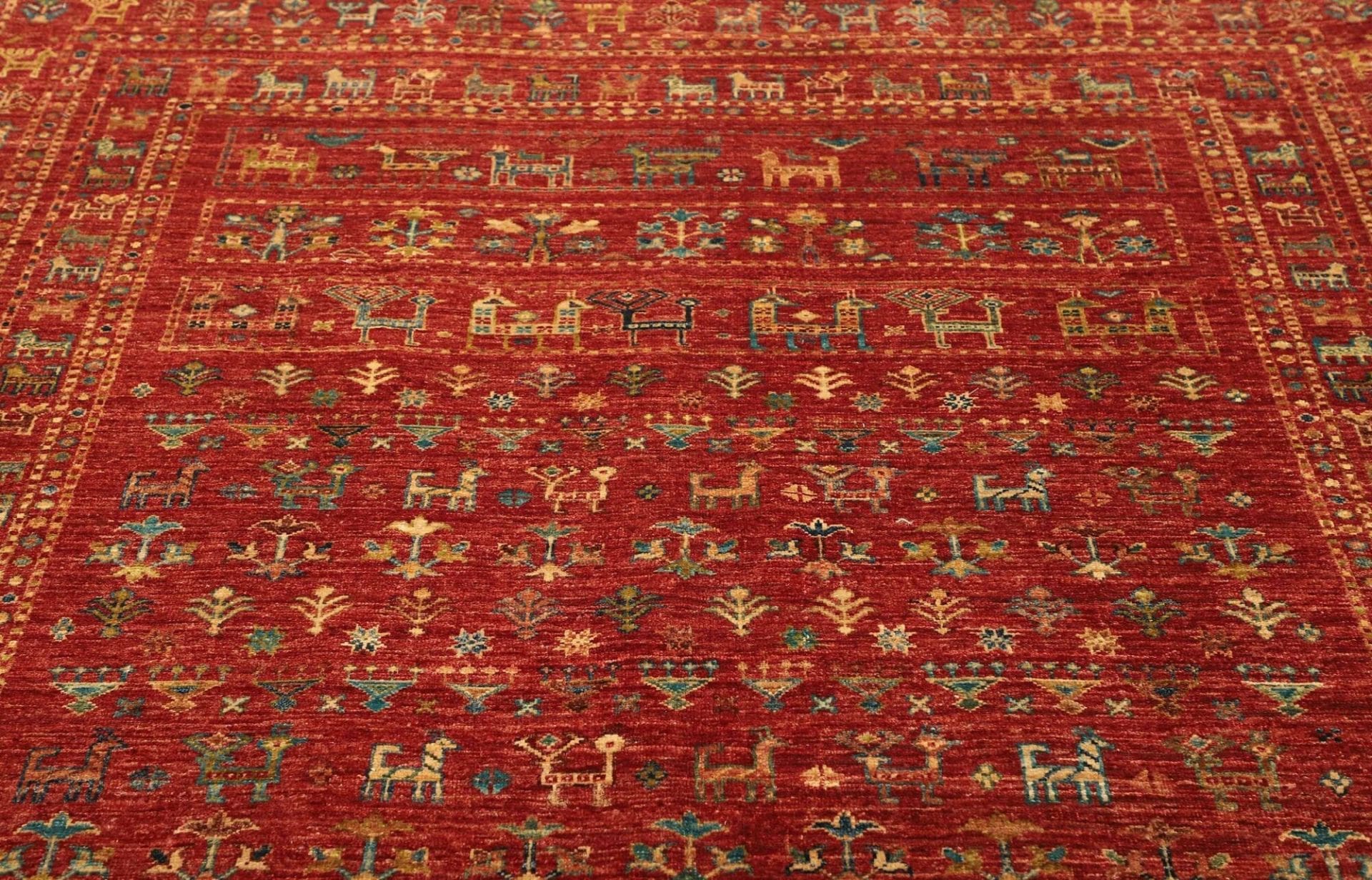 Samarkand Pakistani Rug — hand-knotted, 176 × 236 cm, Wool