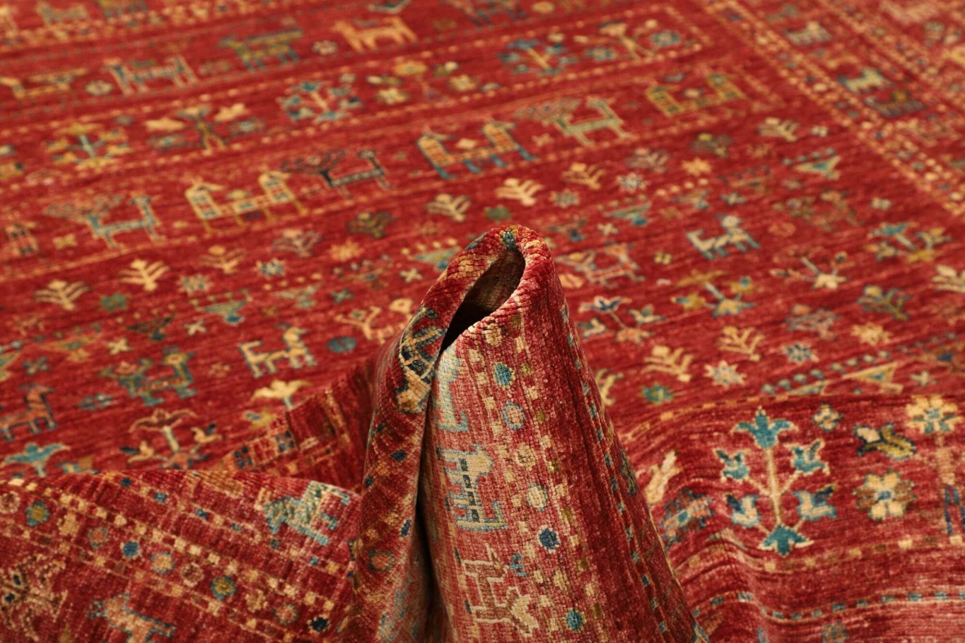 Samarkand Pakistani Rug — hand-knotted, 176 × 236 cm, Wool
