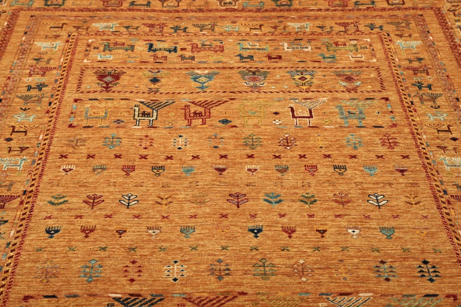 Samarkand Pakistani Rug 176 × 242 cm, Wool, hand-knotted