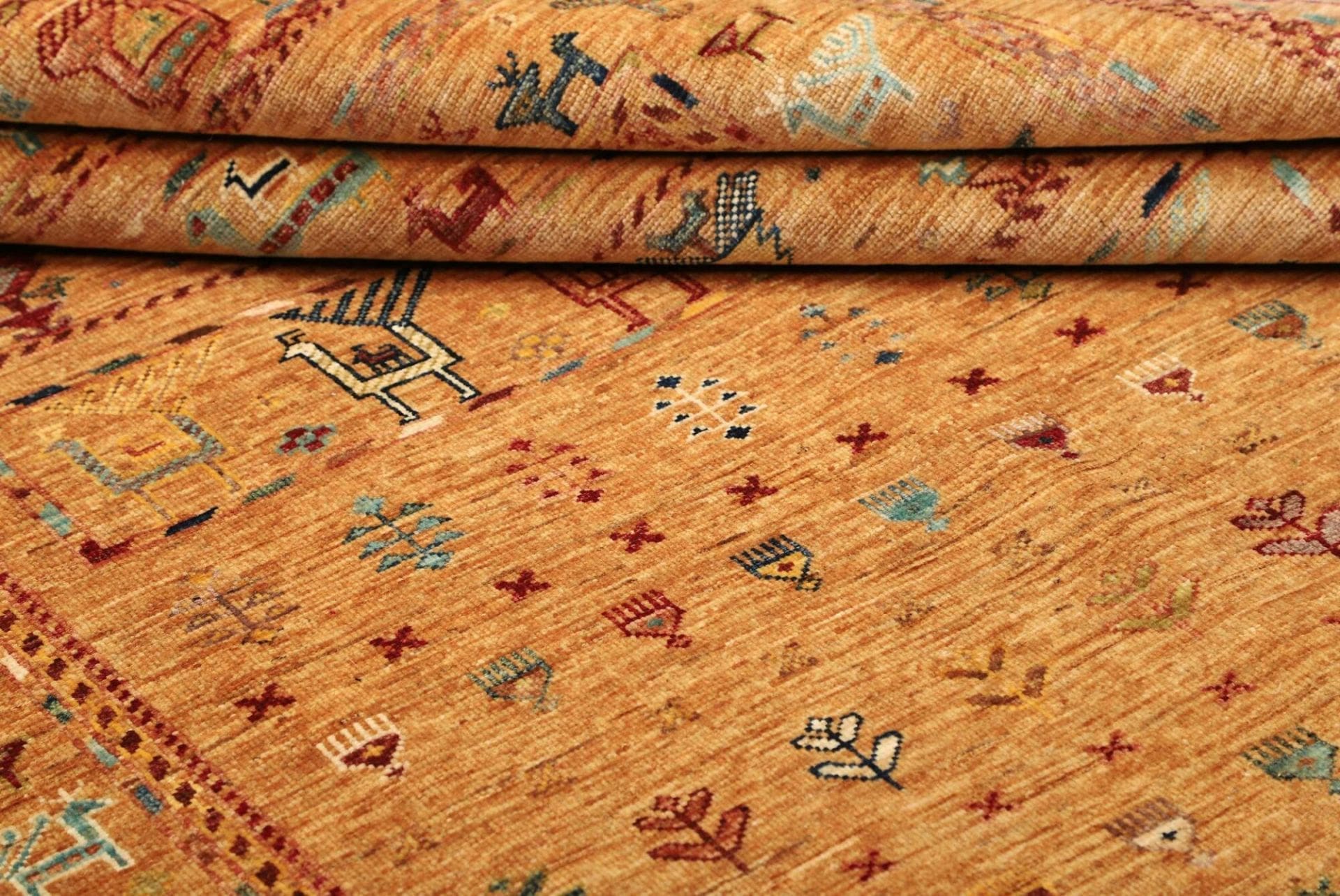 Samarkand Pakistani Rug 176 × 242 cm, Wool, hand-knotted