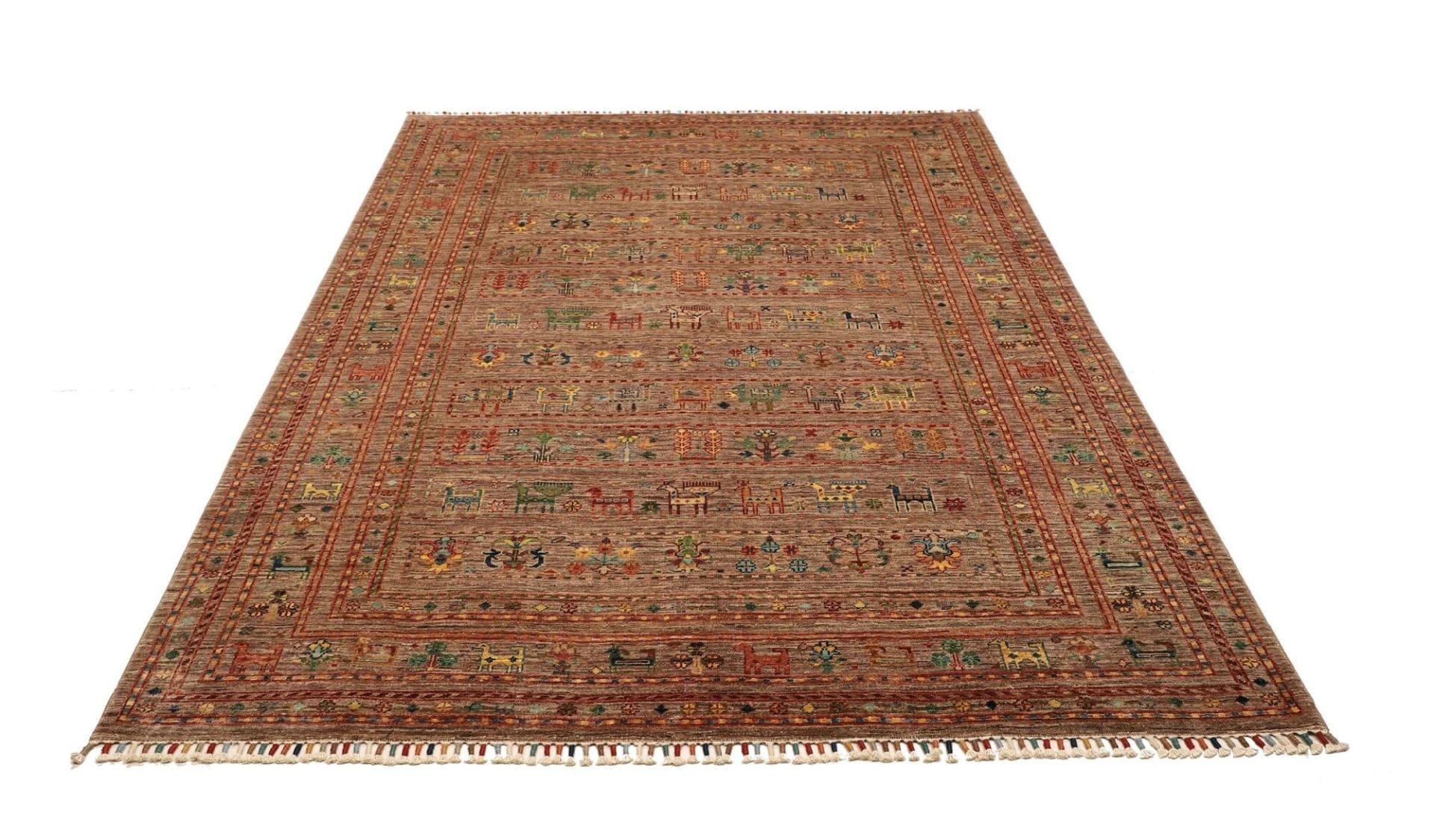 Samarkand Pakistani Rug — hand-knotted, 176 × 236 cm, Wool