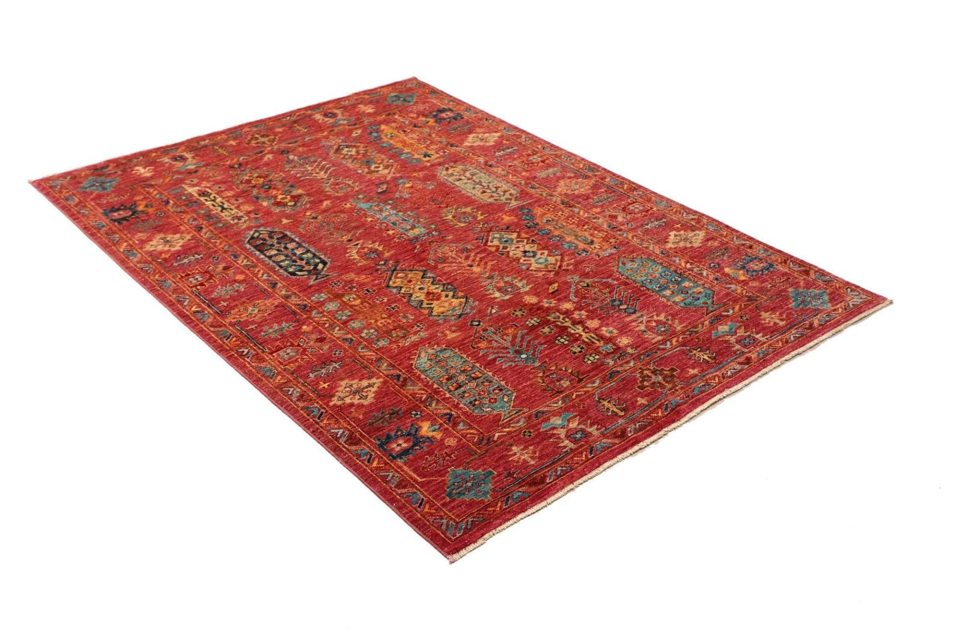Samarkand Pakistani Rug 130 × 176 cm, Wool, hand-knotted