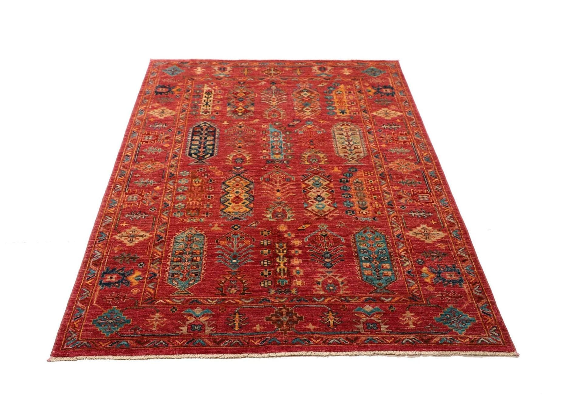 Samarkand Pakistani Rug 130 × 176 cm, Wool, hand-knotted