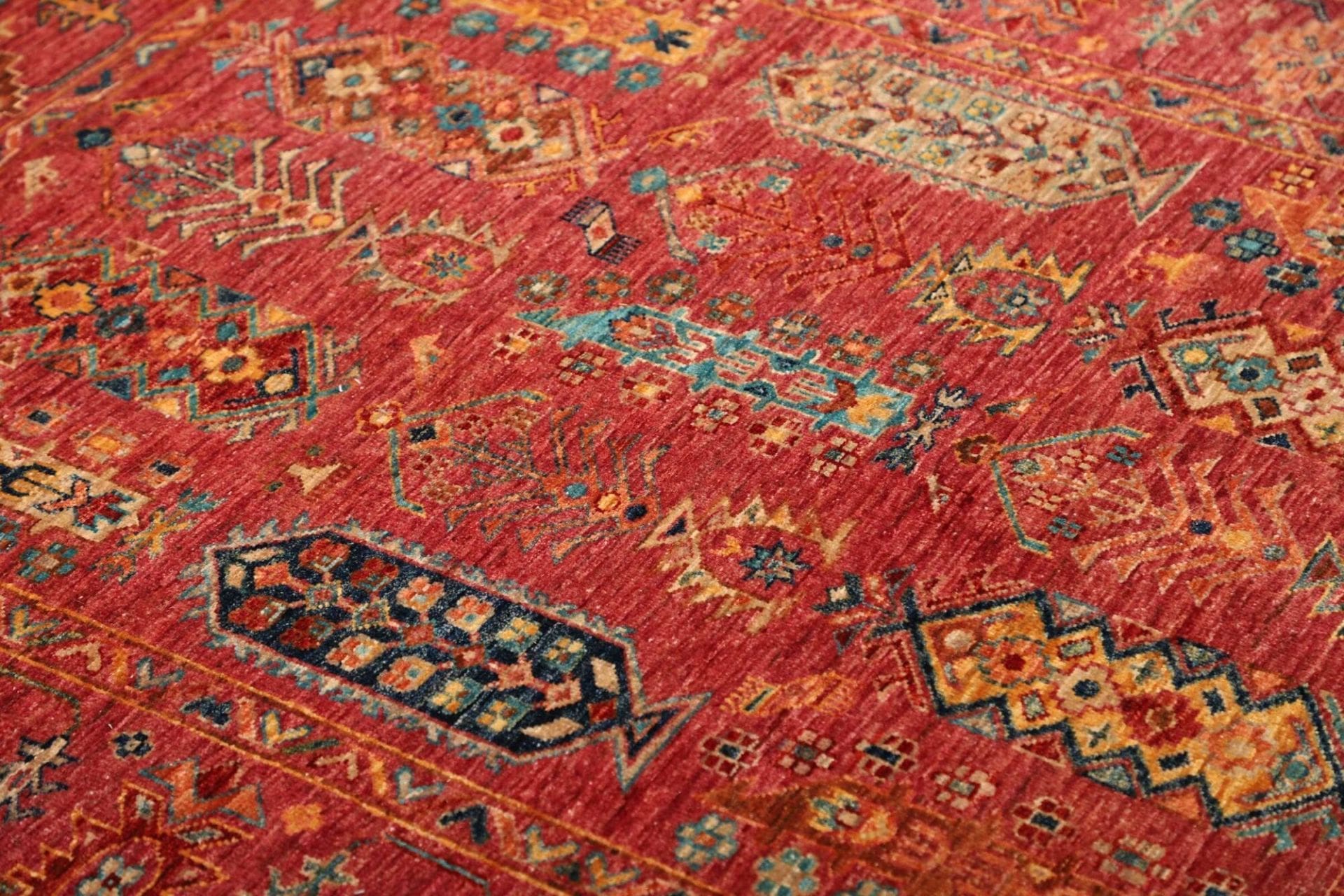 Samarkand Pakistani Rug 130 × 176 cm, Wool, hand-knotted