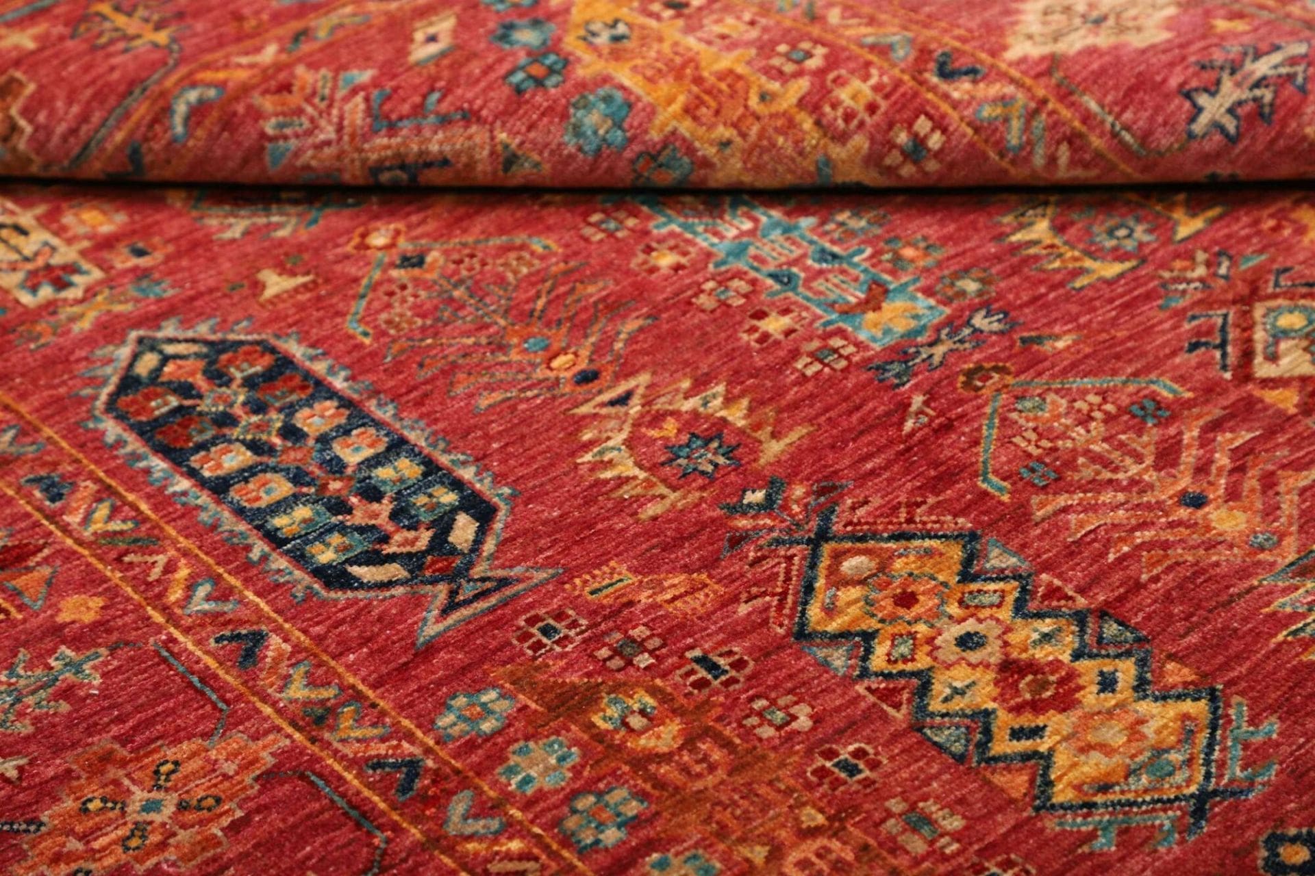 Samarkand Pakistani Rug 130 × 176 cm, Wool, hand-knotted