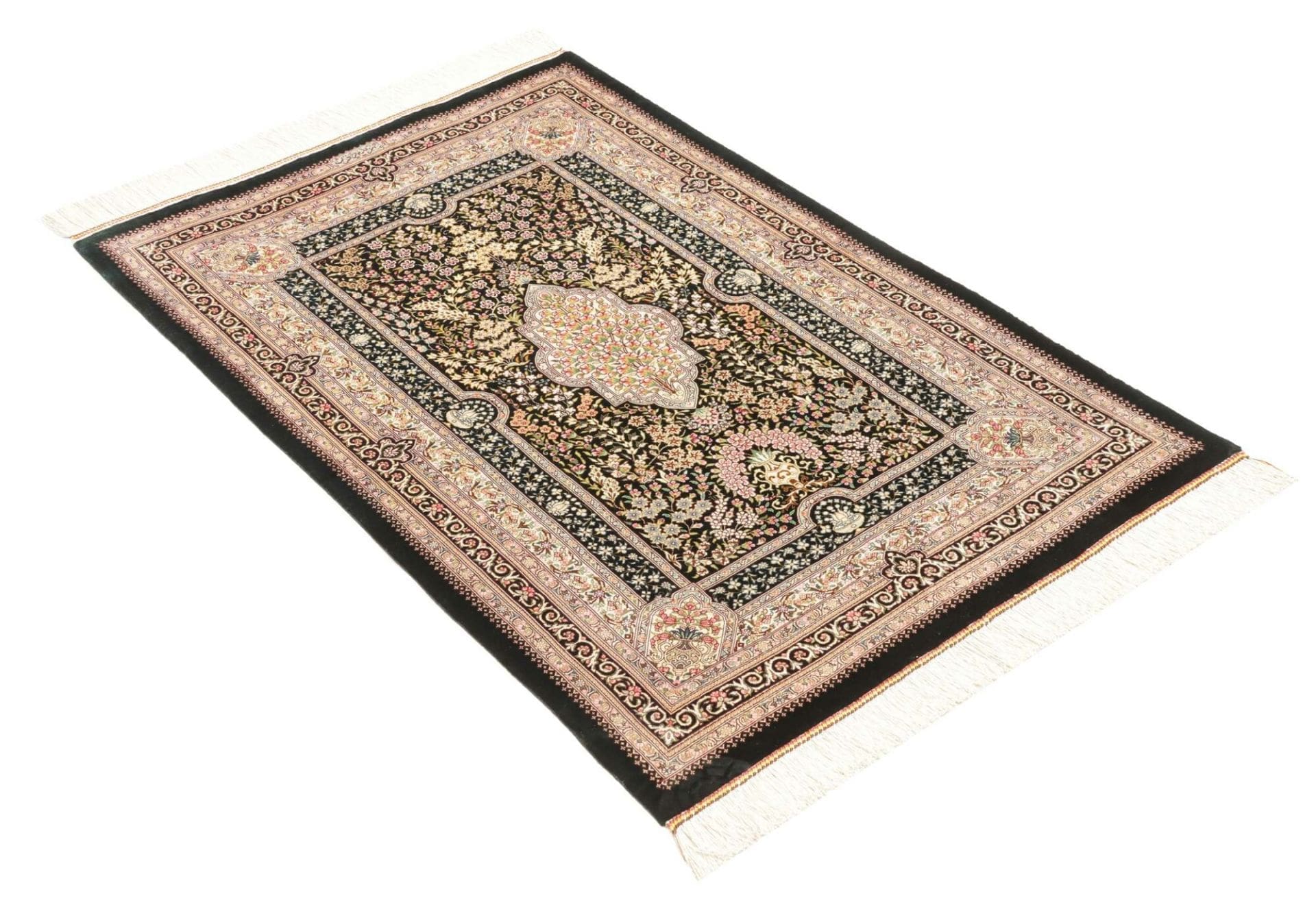 ghom-teppich-80-x-121cm-seide-600000-knoten-handgeknupft-2 Qom Persian Rug — hand-knotted, 80 × 121 cm, Silk
