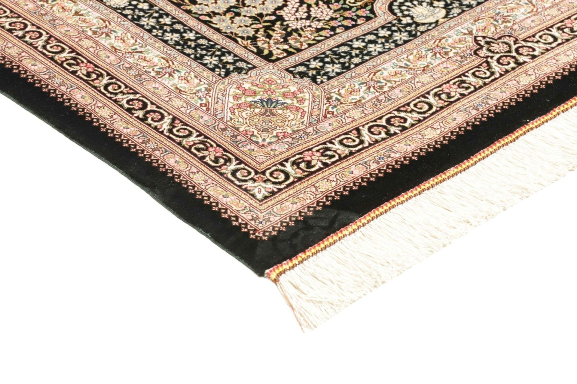 ghom-teppich-80-x-121cm-seide-600000-knoten-handgeknupft-4 Qom Persian Rug — hand-knotted, 80 × 121 cm, Silk