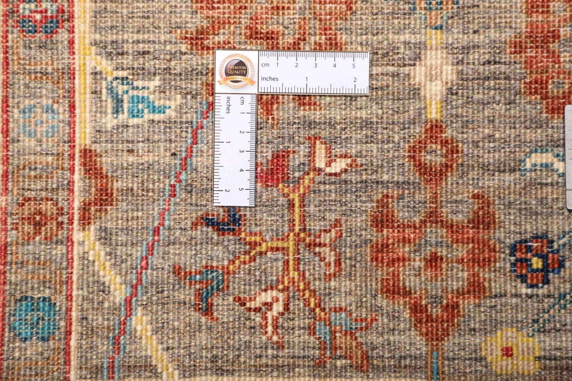 Hand-Knotted Wool Ziegler Pakistani Rug, 83 × 257 cm