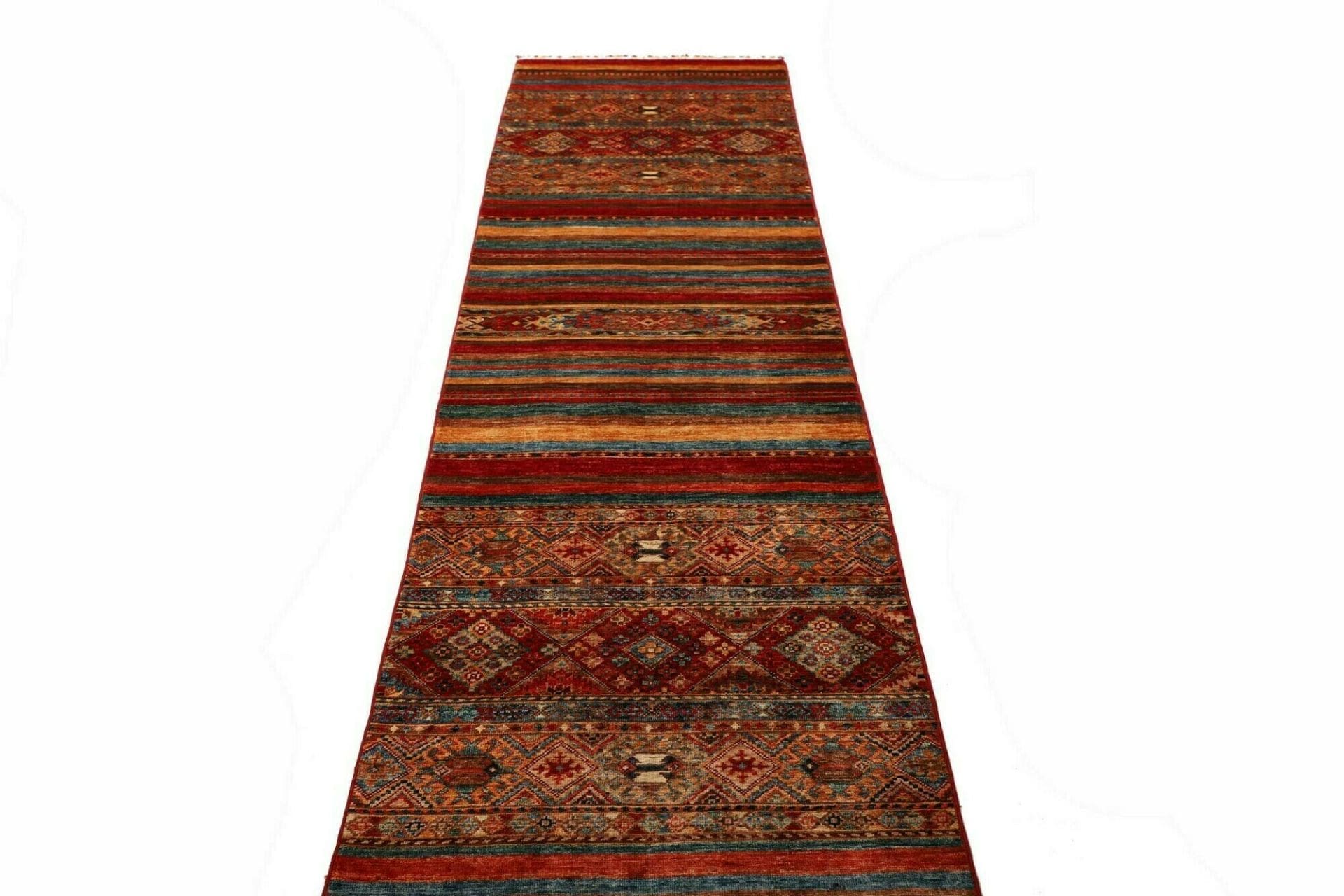 Samarkand Pakistani Rug — hand-knotted, 86 × 293 cm, Wool