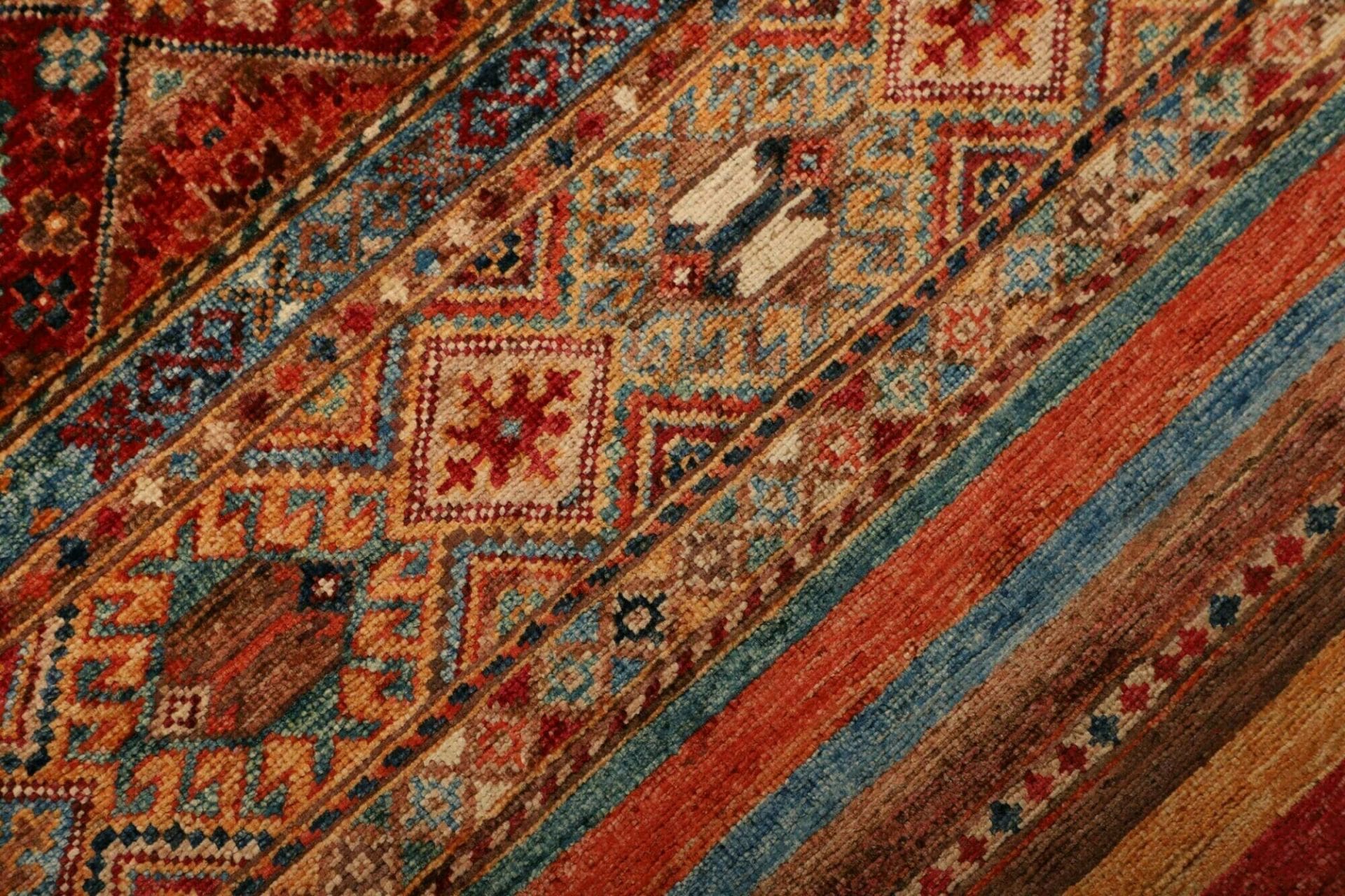 Samarkand Pakistani Rug — hand-knotted, 86 × 293 cm, Wool