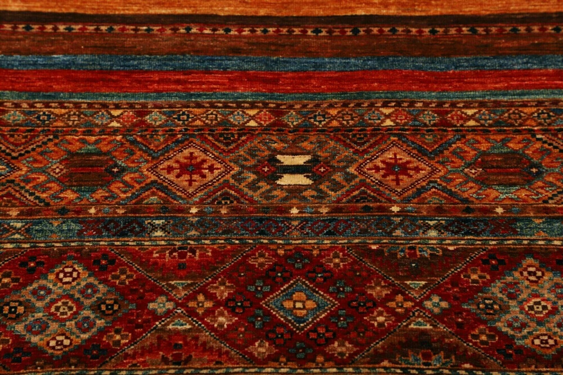 Samarkand Pakistani Rug — hand-knotted, 86 × 293 cm, Wool