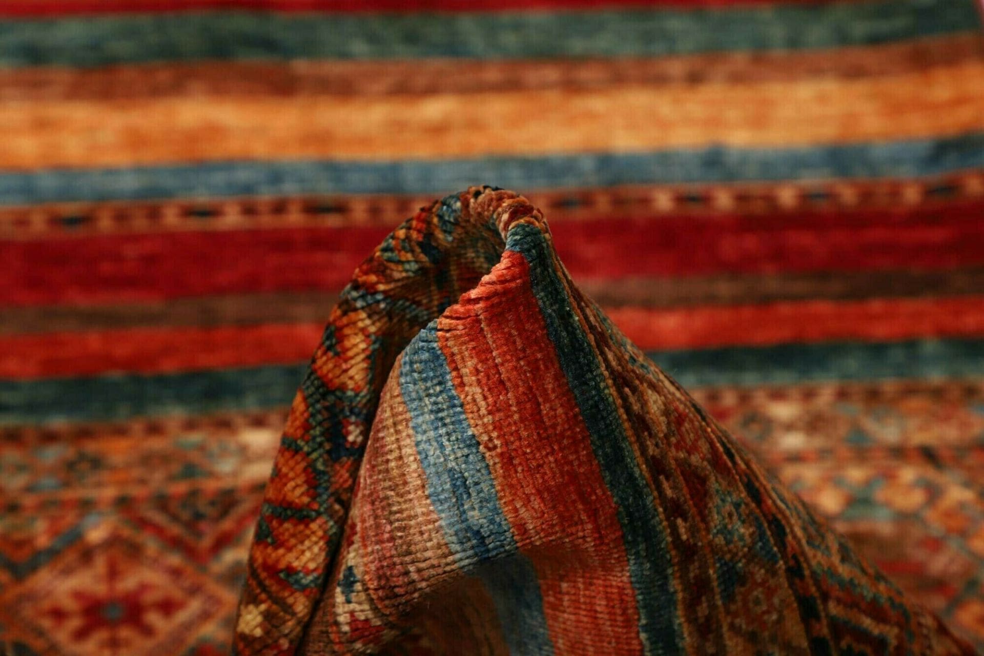 Samarkand Pakistani Rug — hand-knotted, 86 × 293 cm, Wool