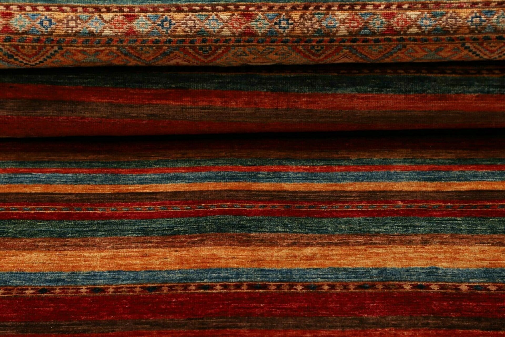 Samarkand Pakistani Rug — hand-knotted, 86 × 293 cm, Wool