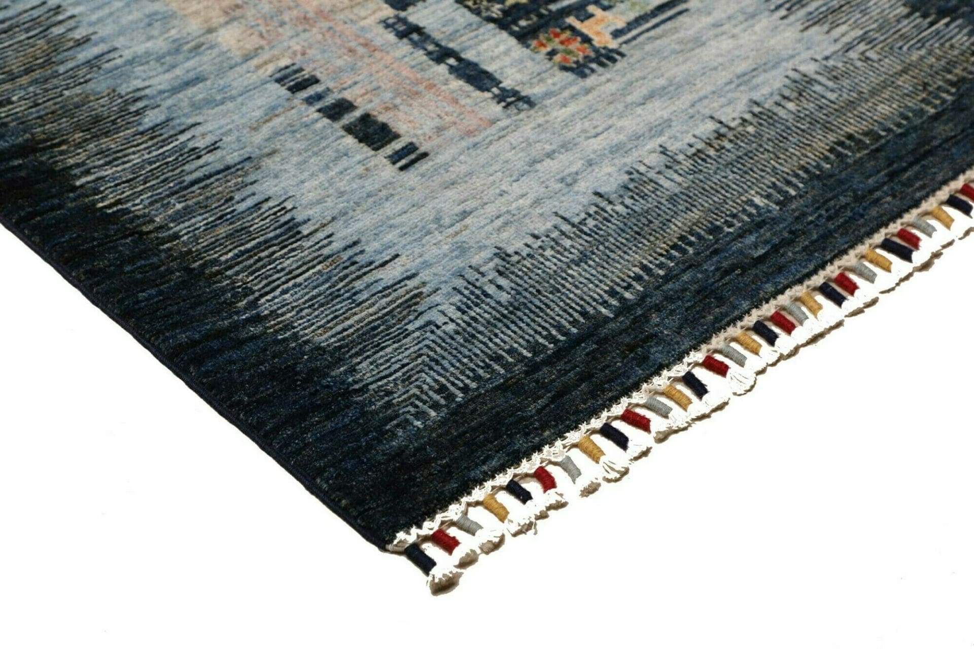 gabbeh-teppich-78-x-296cm-weiche-schurwolle-handgeknupft-4 Gabbeh Pakistani Rug 78 × 296 cm, Wool, hand-woven