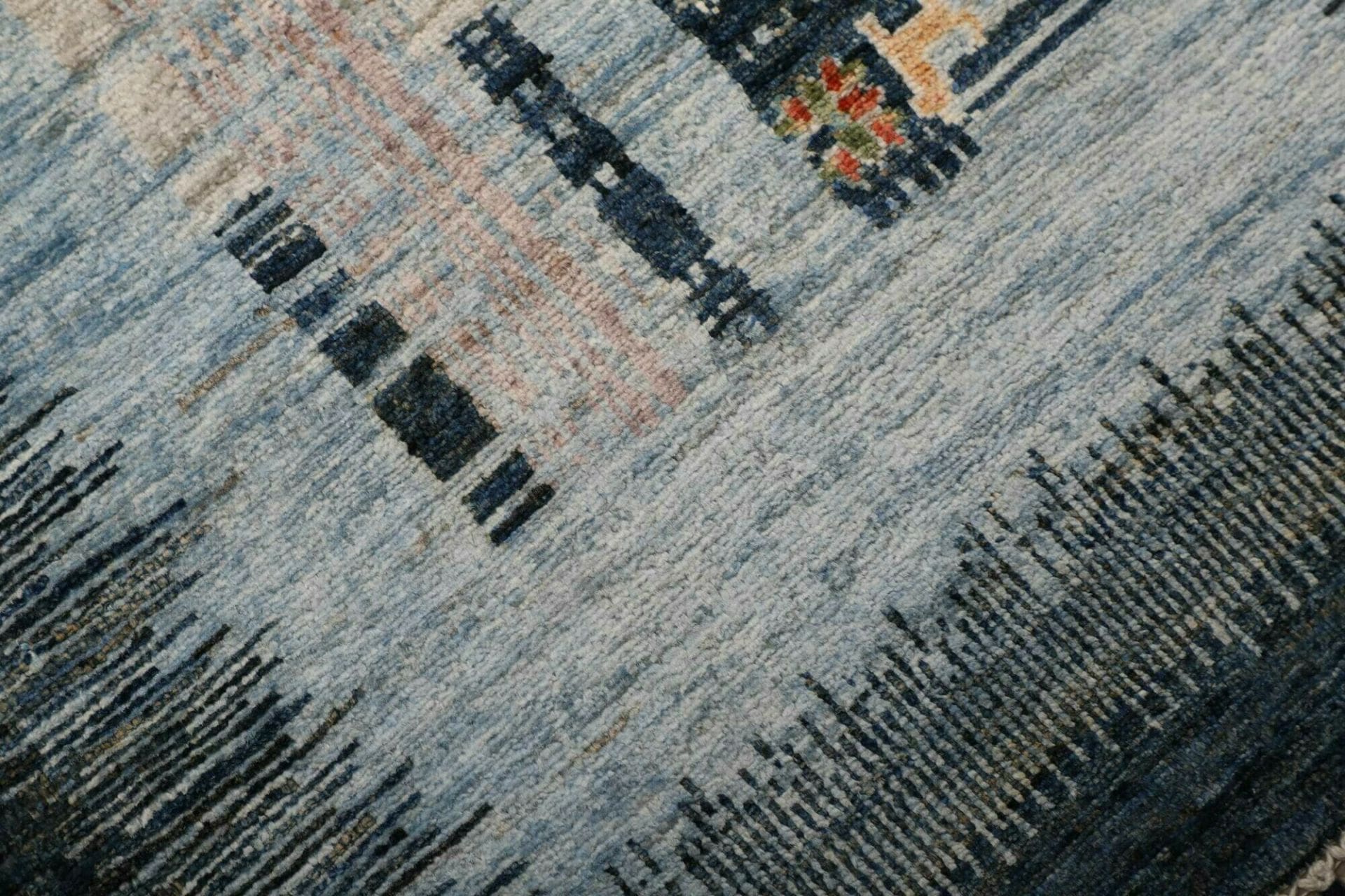 gabbeh-teppich-78-x-296cm-weiche-schurwolle-handgeknupft-5 Gabbeh Pakistani Rug 78 × 296 cm, Wool, hand-woven