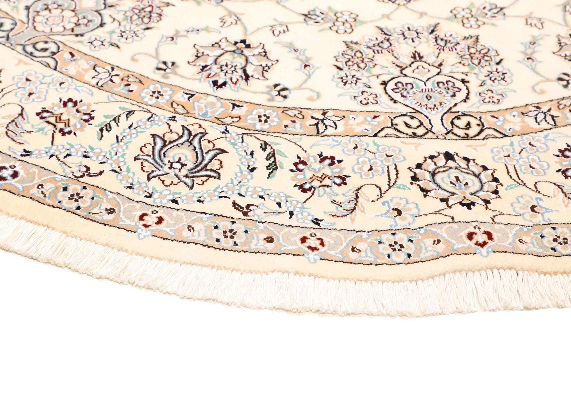 Nain Persian Rug — hand-knotted, 208 × 205 cm, Wool