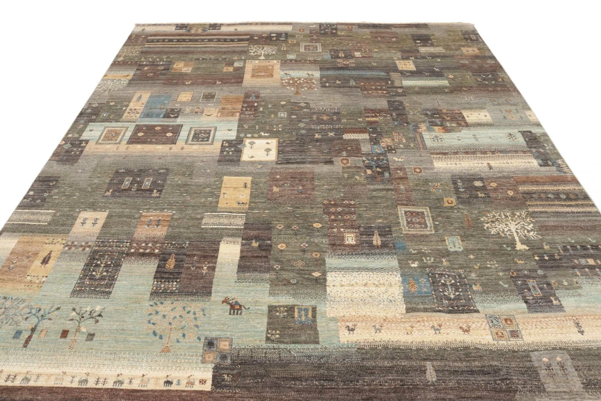 Samarkand Pakistani Rug 236 × 293 cm, Wool, hand-knotted