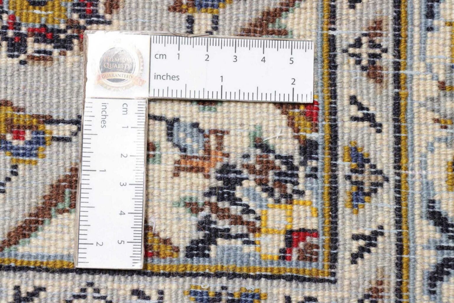 Hand-Knotted Wool Kashan Persian Rug, 200 × 303 cm – view 12