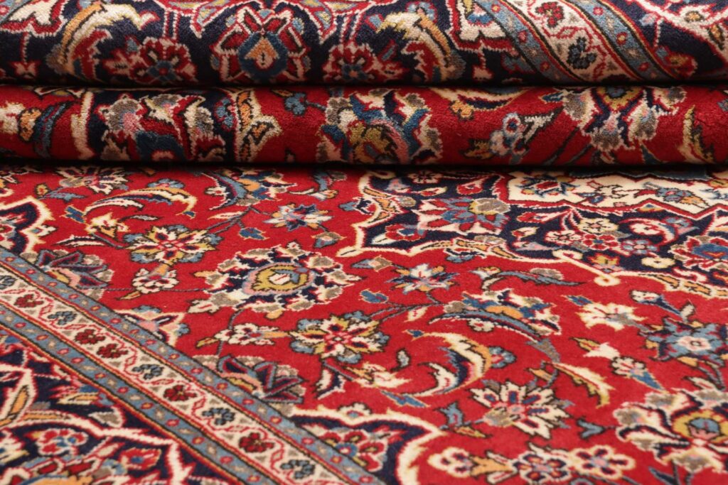 Hand-Knotted Wool Kashan Persian Rug, 197 × 310 cm – view 11