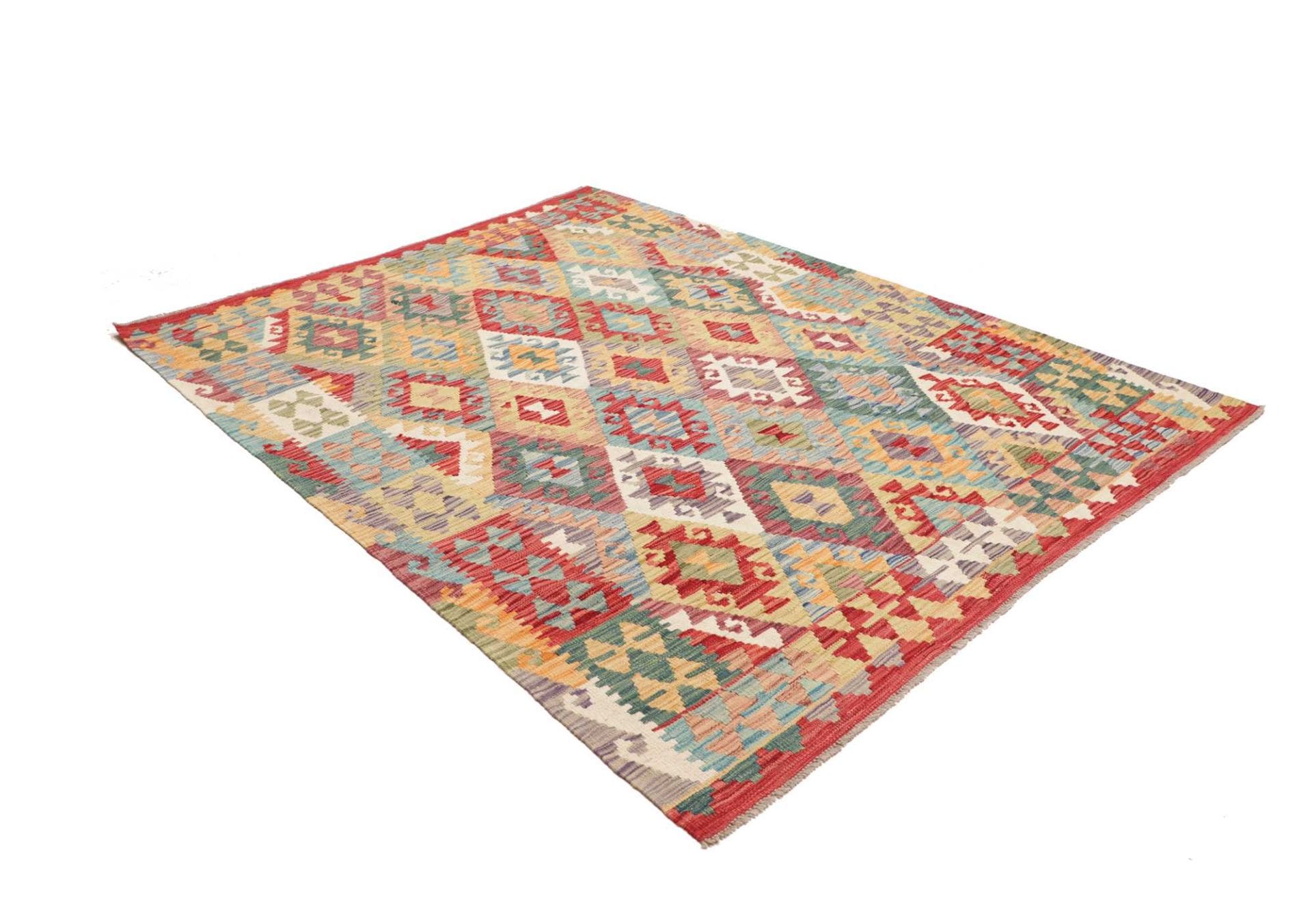Kilim Pakistani Rug 175 × 222 cm, Wool, hand-woven