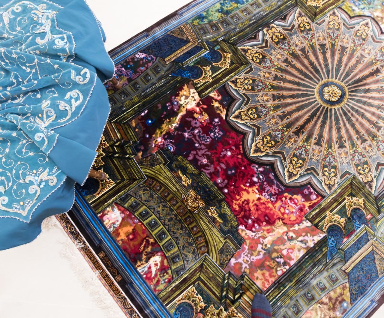 Erami Carpet — Qom silk rug