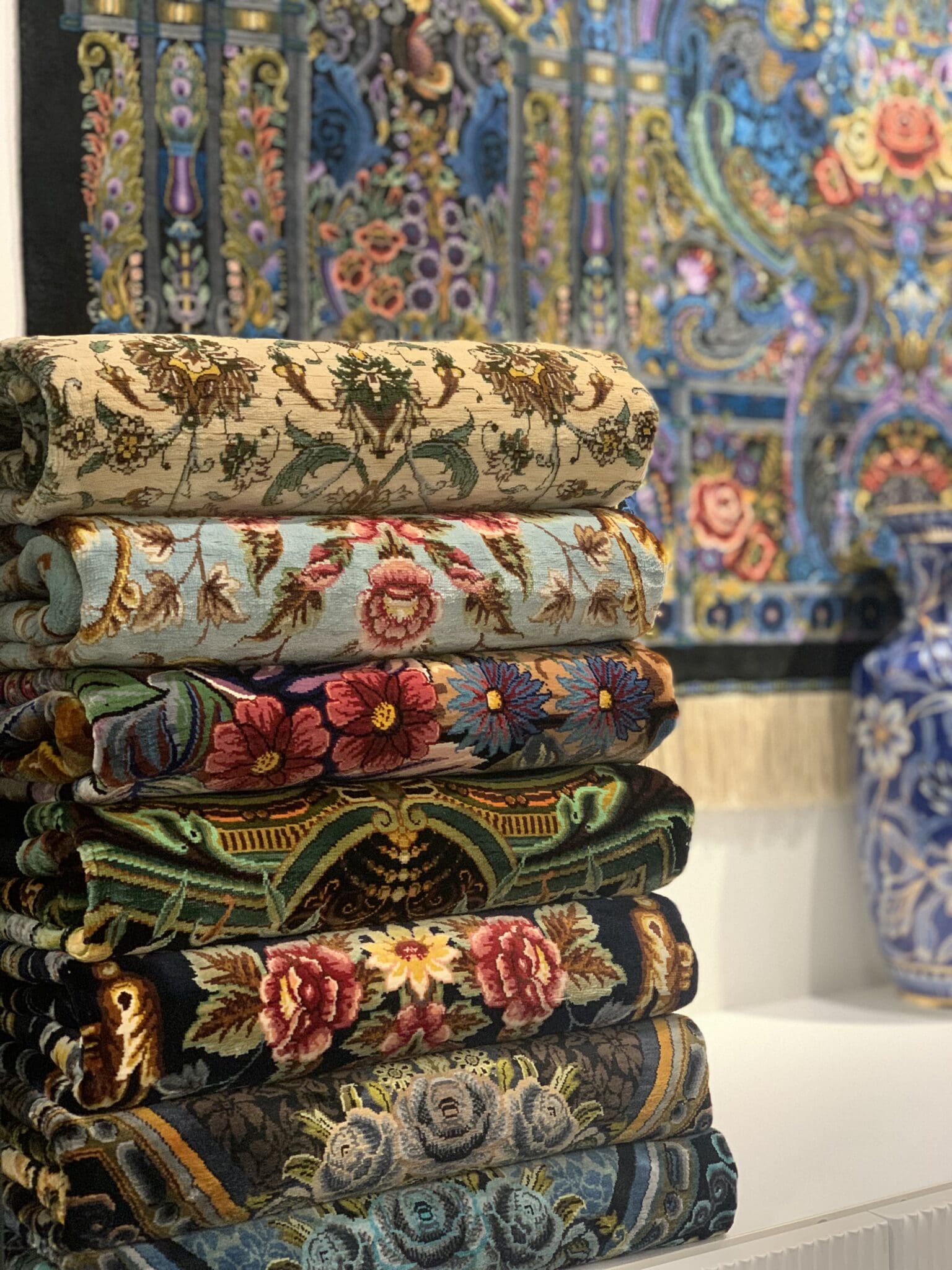 Erami Carpet — Qom silk rug