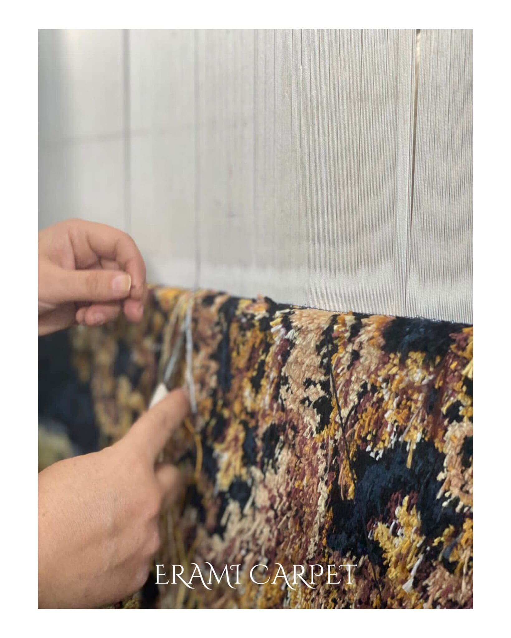 Erami Carpet — Qom silk rug