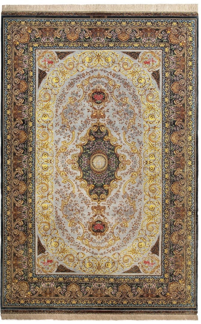 Erami Carpet — Qom silk rug
