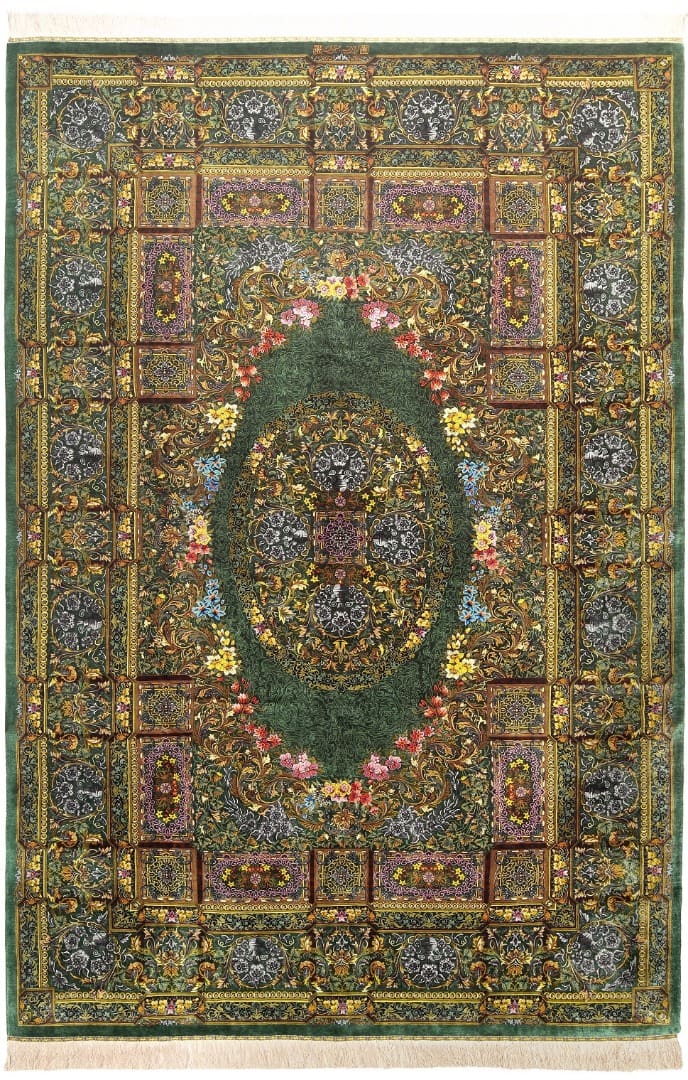 Erami Carpet — Qom silk rug