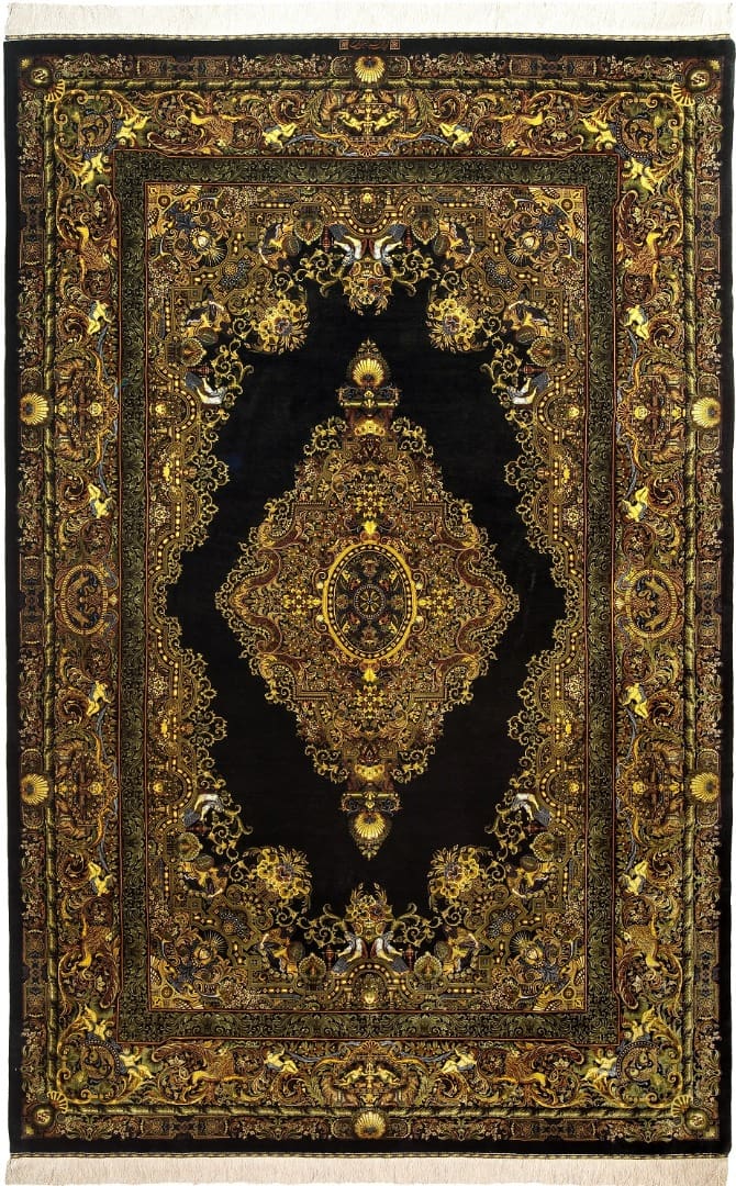 Erami Carpet — Qom silk rug