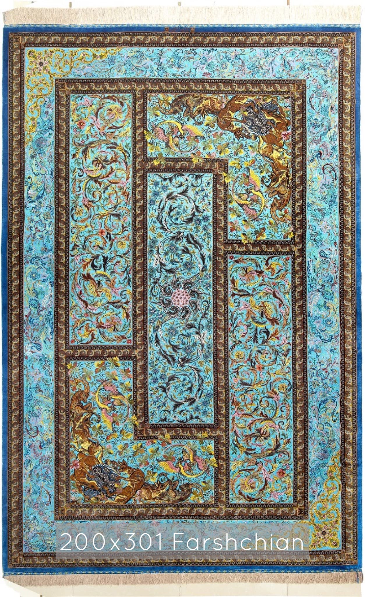 Erami Carpet — Qom silk rug