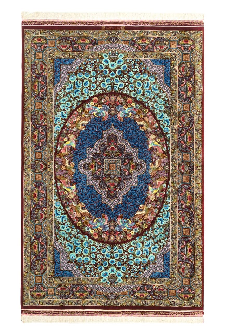 Erami Carpet — Qom silk rug