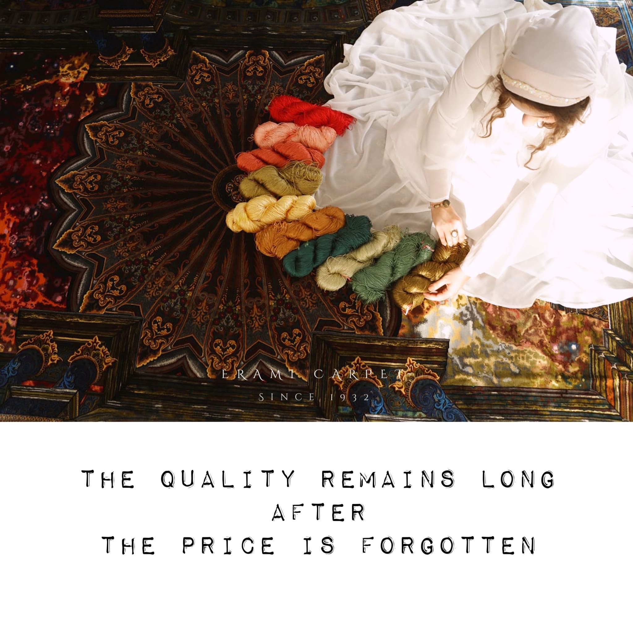 Erami Carpet — Qom silk rug