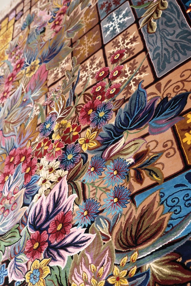 Erami Carpet — Qom silk rug