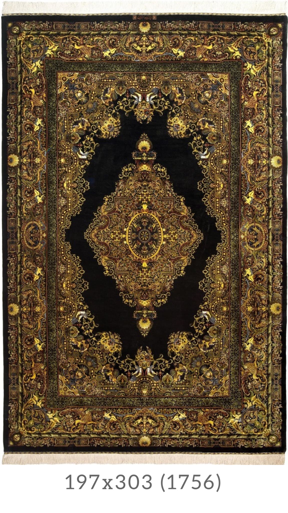 Erami Carpet — Qom silk rug