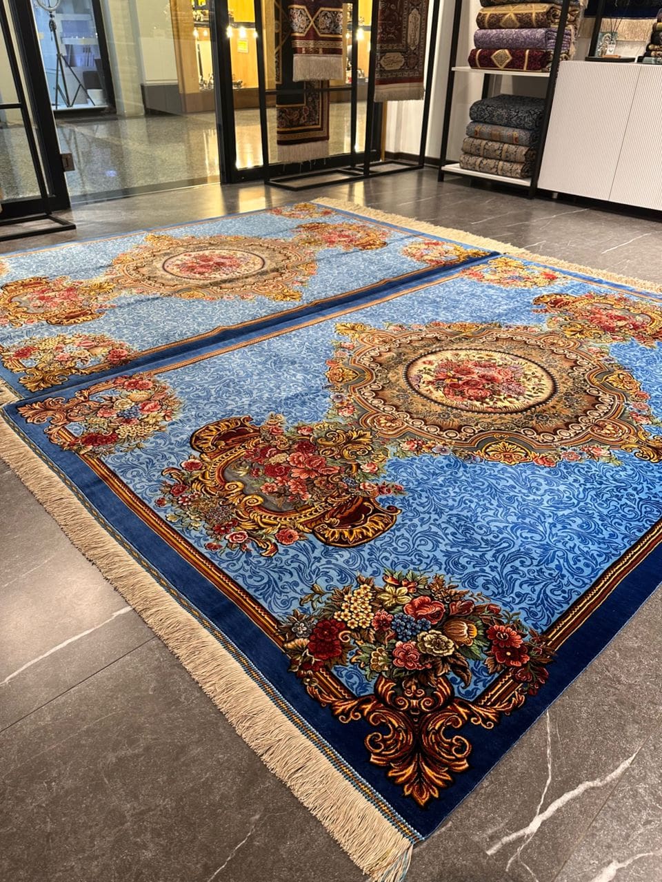 Erami Carpet — Qom silk rug