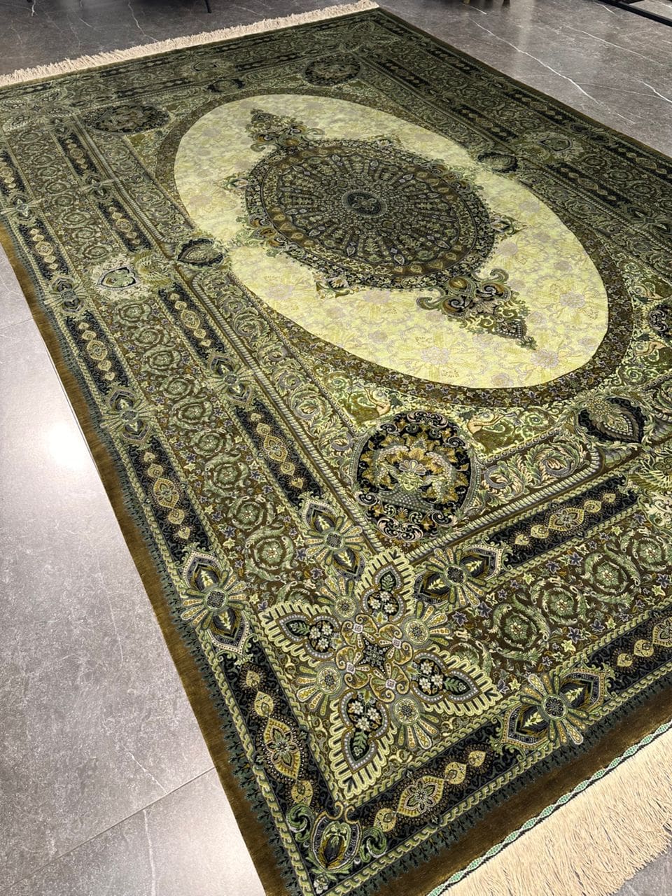Erami Carpet — Qom silk rug