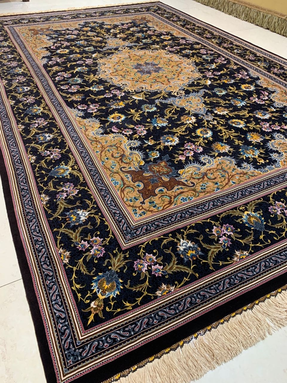 Erami Carpet — Qom silk rug