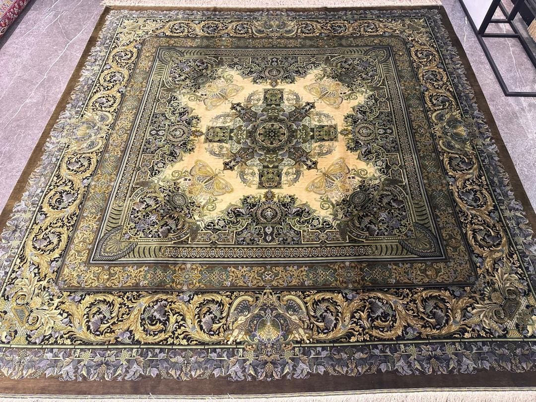 Erami Carpet — Qom silk rug