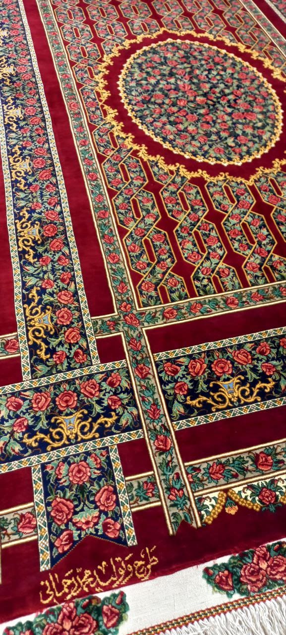 Rahmani Rose Carpet rug