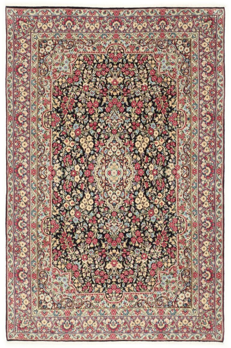 Kerman Persian Rug — hand-knotted, 202 × 303 cm, Wool