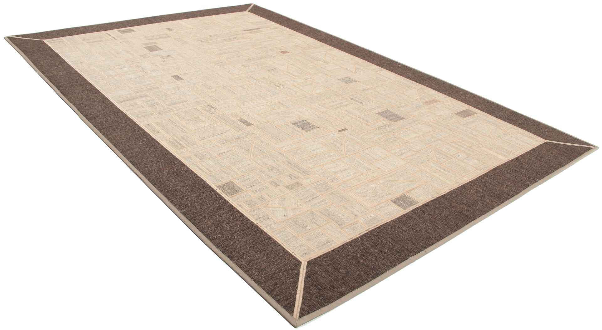 Hand-Woven Wool Kilim Persian Rug, 199 × 298 cm