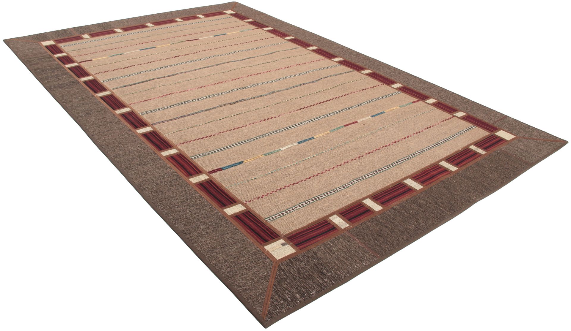 Kilim Persian Rug — hand-woven, 195 × 299 cm, Wool