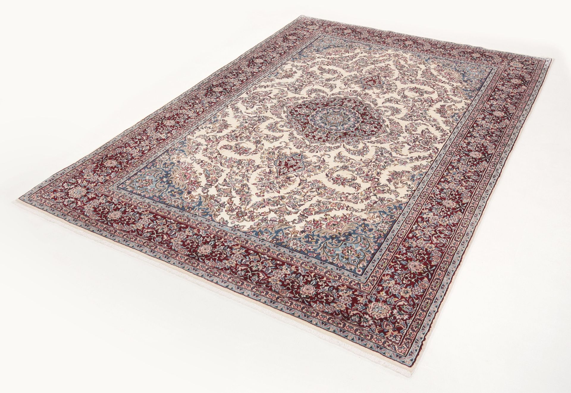 Kerman Persian Rug — hand-knotted, 196 × 297 cm, Wool